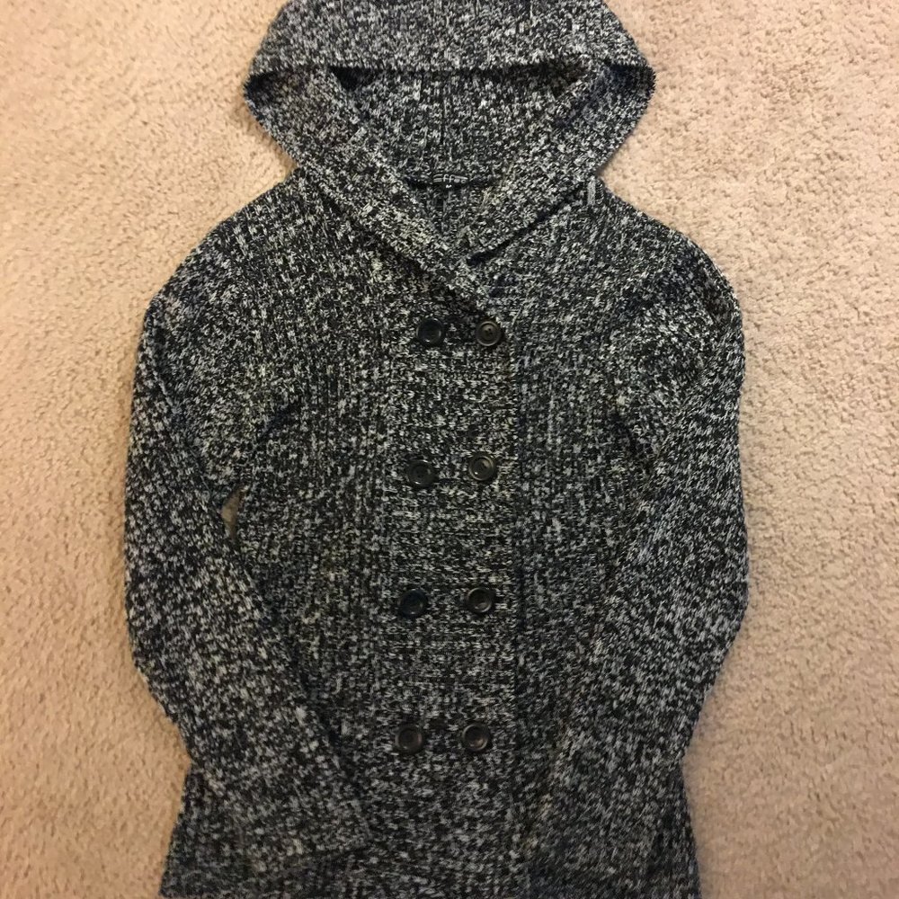 Effect speckled double-breasted jacket